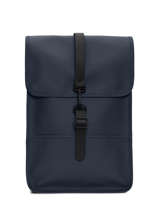 Backpack Mini - Rugzak 1 Compartiment Met 13" Laptopvak Rains Blauw city 13020