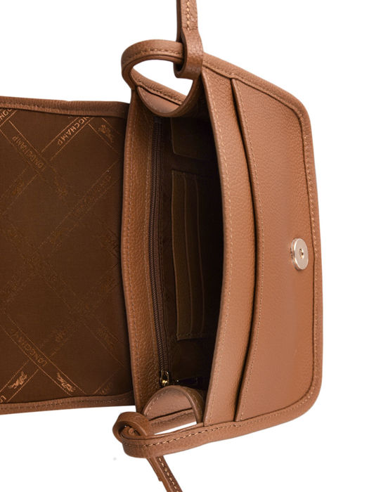 Longchamp Le foulonné Clutch Bruin