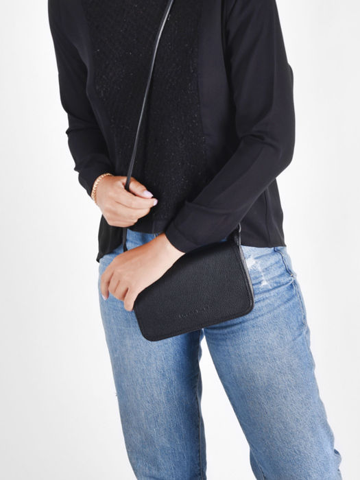 Longchamp Le foulonné Clutch Zwart