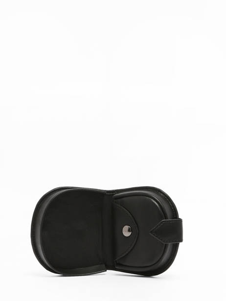 Portemonnee Leder Crinkles Zwart caviar 14239 ander zicht 1