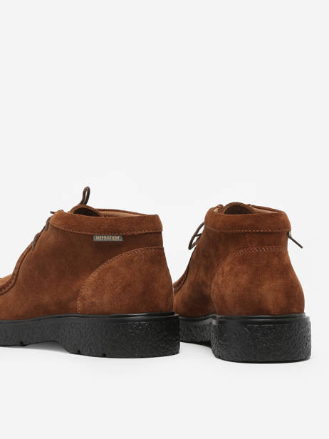 Derby Veterschoenen Evrard Uit Leder Mephisto Bruin men P5140603 ander zicht 2