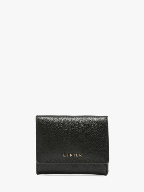 Portemonnee Tradition Leder Etrier Zwart tradition ETRA095S