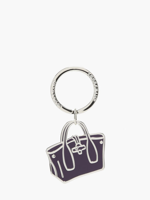 Longchamp Metal Sleutelhanger Violet
