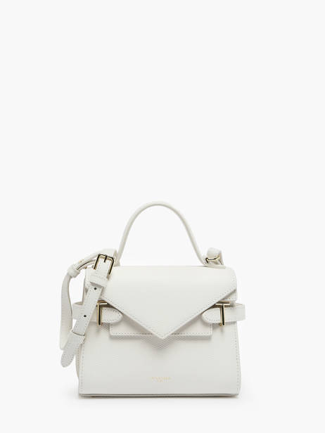 Cross Body Tas S Emilie Leder Le tanneur Wit emily TEMI1003