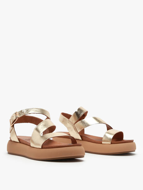 Sandalen Uit Leder Inuovo Zilver women A96001 ander zicht 2