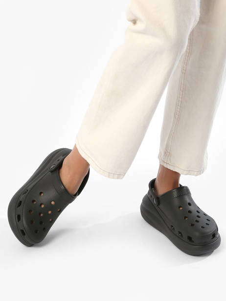 Slippers Crush Clog Crocs Zwart women 207521 ander zicht 2