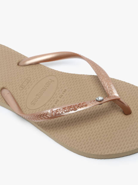 Teenslippers Havaianas Beige women 41455651 ander zicht 1