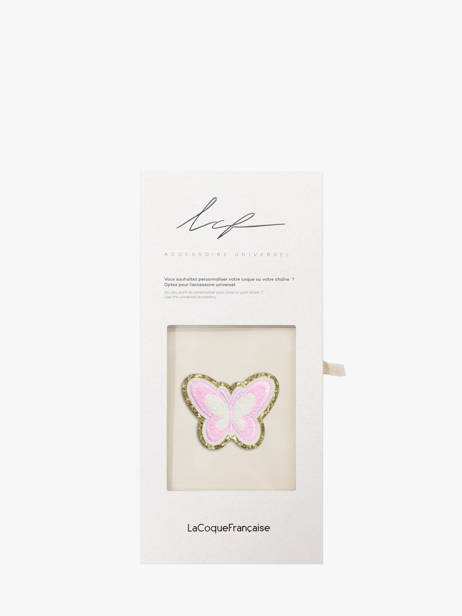 Patch Voor Telefoonhoesje Butterfly La coque francaise Roze accessoires LE314655 ander zicht 2