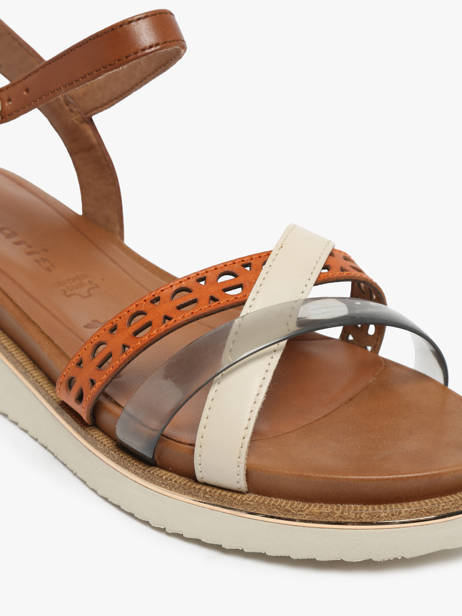 Sandalen Uit Leder Tamaris Bruin women 42 ander zicht 1