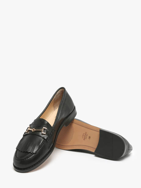 Mocassins Uit Leder Inuovo Zwart women B01002 ander zicht 1