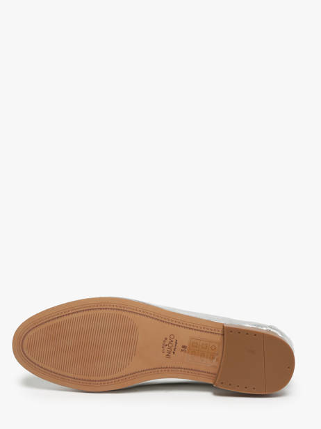 Mocassins Uit Leder Inuovo Zilver women B02005 ander zicht 4