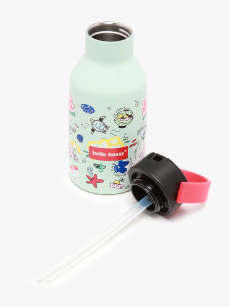 Drinkfles Hello hossy Groen cool kids 350M ander zicht 3