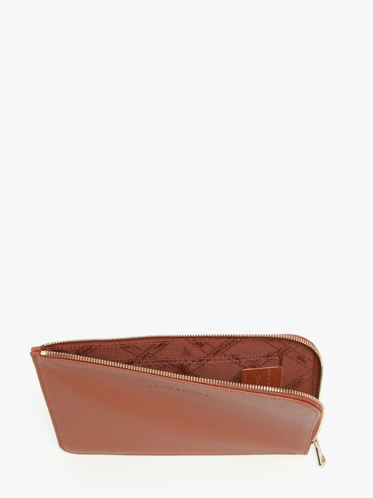 Longchamp Le foulonné Clutch Bruin