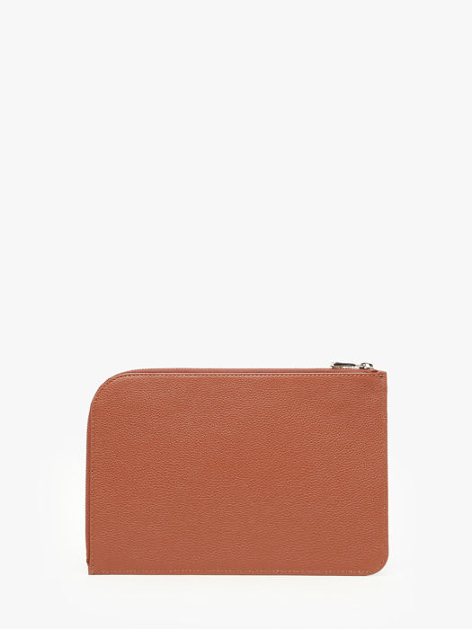 Longchamp Le foulonné Clutch Bruin