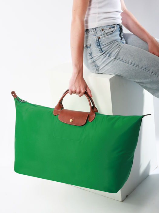 Longchamp Le pliage original Reistassen Groen