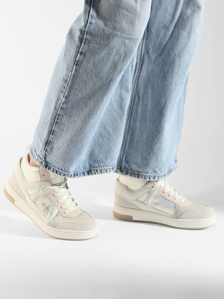 Sneakers Uit Leder Calvin klein jeans Veelkleurig women 14890GE ander zicht 1