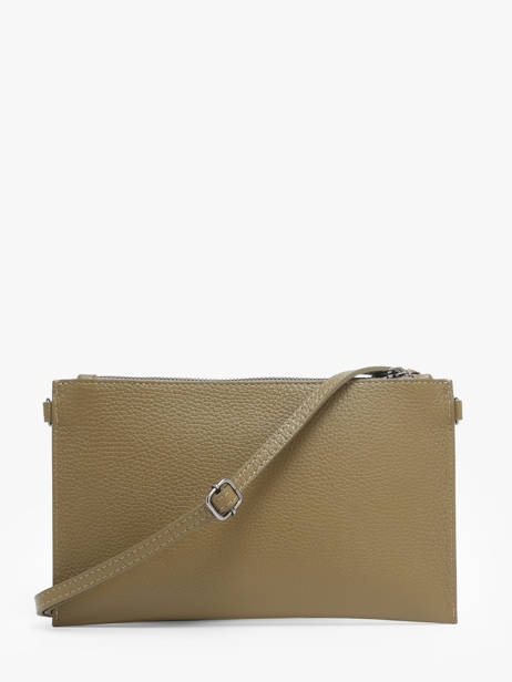 Cross Body Tas Caviar Leder Milano Groen caviar CA240611 ander zicht 4
