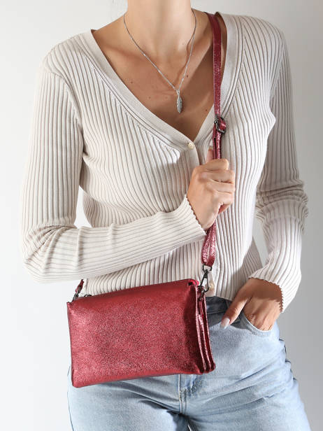 Cross Body Tas Nine Milano Rood nine NI23116 ander zicht 1