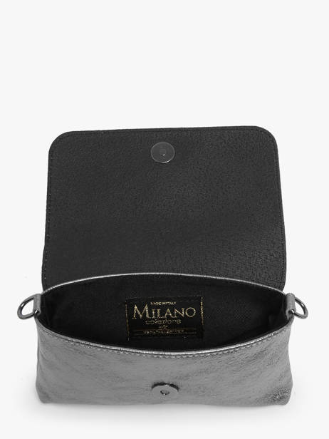 Cross Body Tas Nine Leder Milano Zilver nine NI24063 ander zicht 3