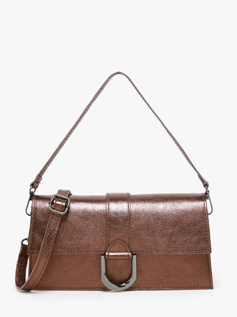 Schoudertas Nine Leder Milano Bruin nine NI24066