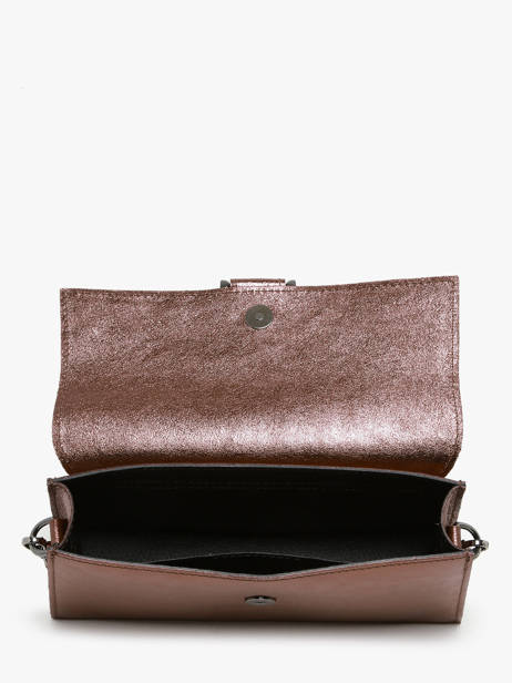 Schoudertas Nine Leder Milano Bruin nine NI24066 ander zicht 3