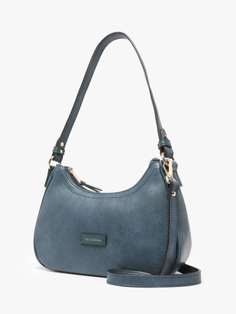 Schoudertas Jenny Hexagona Blauw jenny 7920073 ander zicht 2
