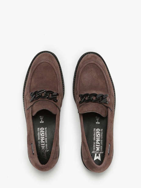 Mocassins Salka Uit Leder Mephisto Bruin women P5145805 ander zicht 4