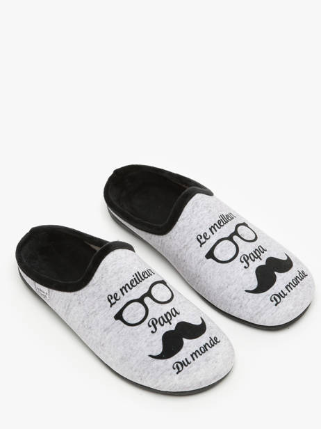 Pantoffels La maison de l'espadrille Grijs men 7 ander zicht 2