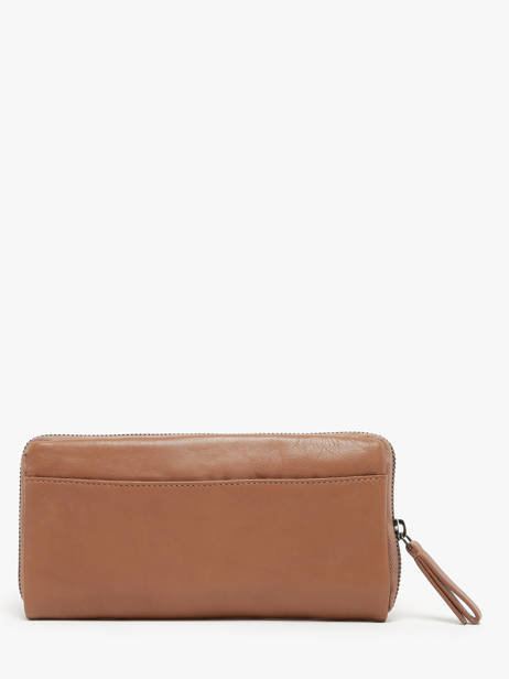 Portefeuille Leder Biba Bruin wallet SFM2L ander zicht 2