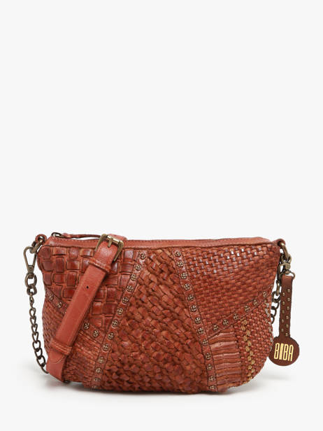 Cross Body Tas Heritage Leder Biba Bruin heritage CAE1L
