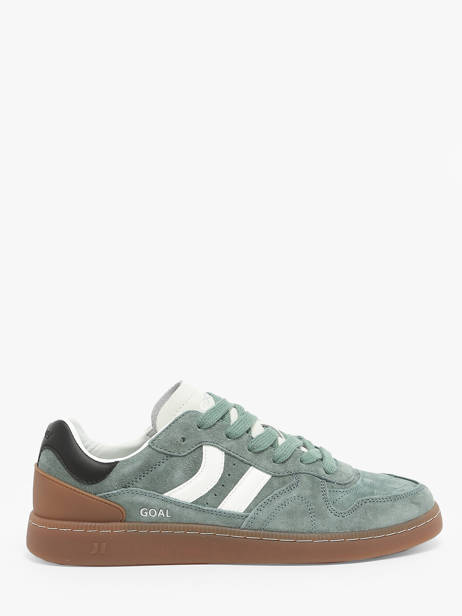 Sneakers Goal Uit Leder Coolway Groen men 8623396