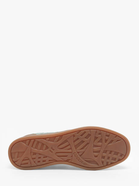 Sneakers Goal Uit Leder Coolway Groen men 8623396 ander zicht 4