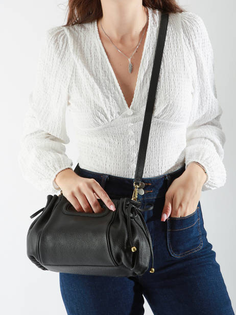 Cross Body Tas D Light Leder Gerard darel Zwart d light DAS08440 ander zicht 1