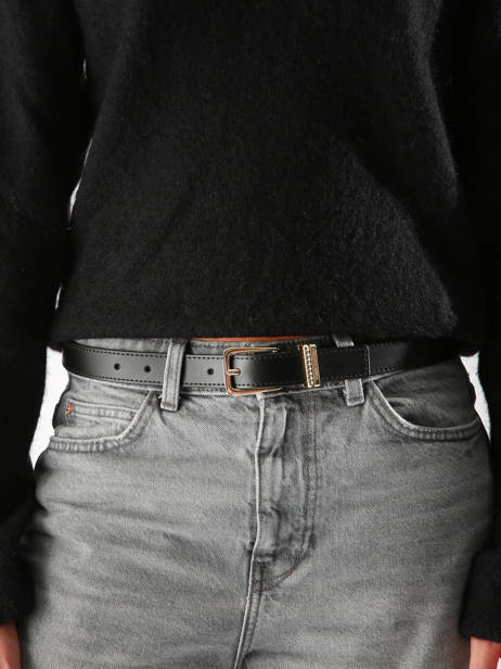 Riem Tommy hilfiger Zwart th luxe AW16602 ander zicht 1