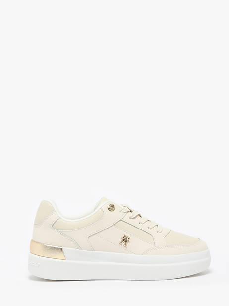 Sneakers Uit Leder Tommy hilfiger Beige women 8126ACG