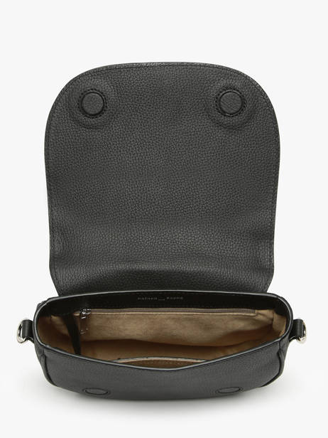 Cross Body Tas Ponant Leder Nathan baume Zwart regate 10 ander zicht 3