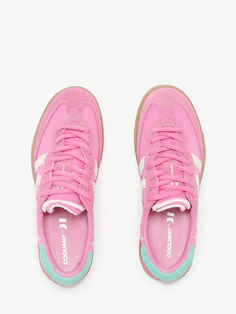 Sneakers Baresi Uit Leder Coolway Violet women 7693164 ander zicht 4