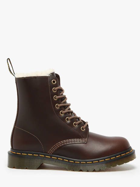 Enkellaarsjes 1460 Pascal Serena Uit Leder Dr martens Bruin women 32019777