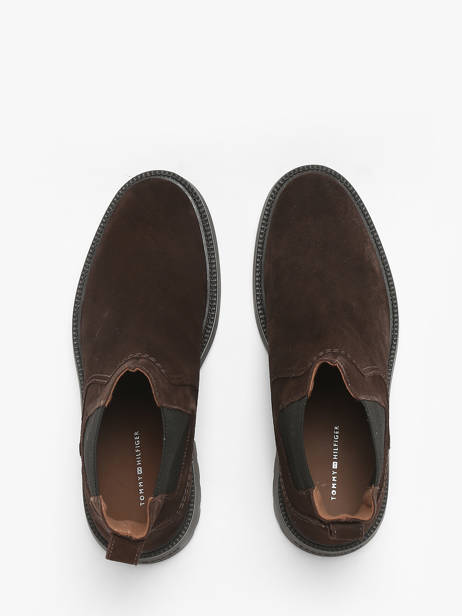 Chelsea Boots Uit Leder Tommy hilfiger Bruin men 5104GOP ander zicht 3