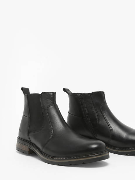 Boots Elster Uit Leder Redskins Zwart men ELSTER ander zicht 1