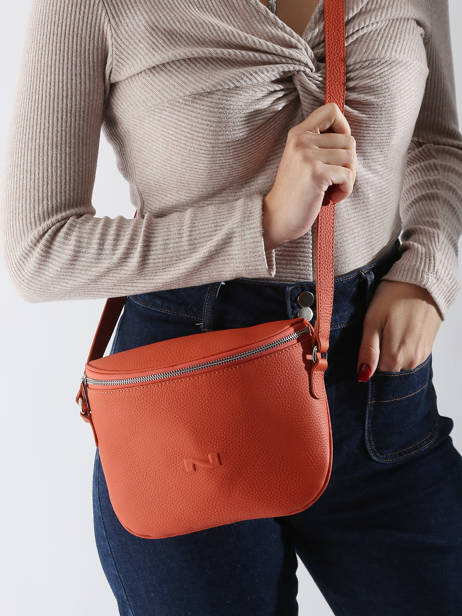 Cross Body Tas Camden Bis Leder Nathan baume Oranje n city 1026 ander zicht 1