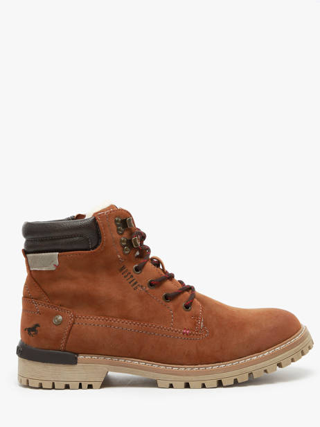 Enkellaarzen Mustang Bruin men 4142602