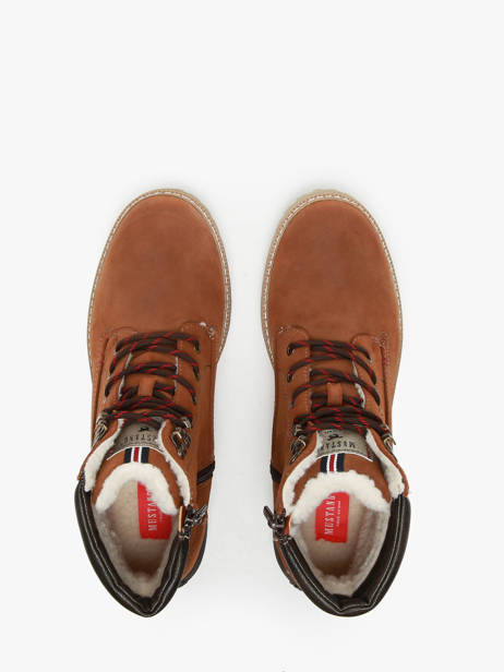 Enkellaarzen Mustang Bruin men 4142602 ander zicht 3