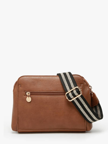 Cross Body Tas Ajoure Lulu castagnette Bruin ajoure WINSTON ander zicht 4