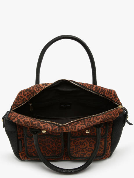 Cross Body Tas Dandy Leopard Leder Paul marius Bruin leopard DANDYLEO ander zicht 3