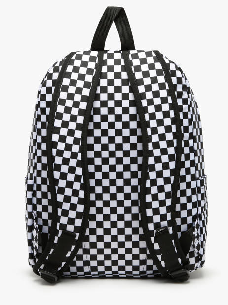 Rugzak 1 Compartiment Vans Zwart backpack VN000H4X ander zicht 3