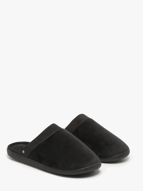 Pantoffels Isotoner Zwart men 1119991 ander zicht 2