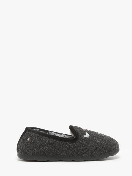 Pantoffels Isotoner Grijs women 97426 ander zicht 3