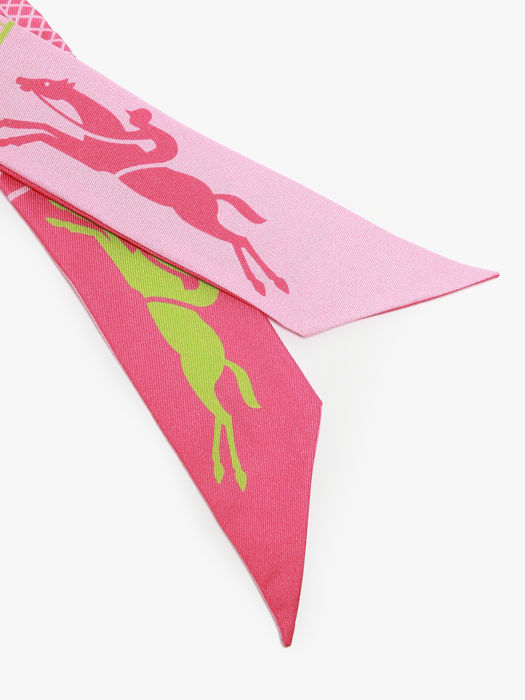 Longchamp Soie gots Foulard Roze