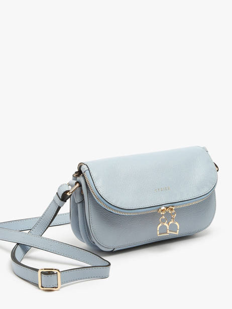 Cross Body Tas S Tradition Leder Etrier Blauw tradition ETRA059S ander zicht 2